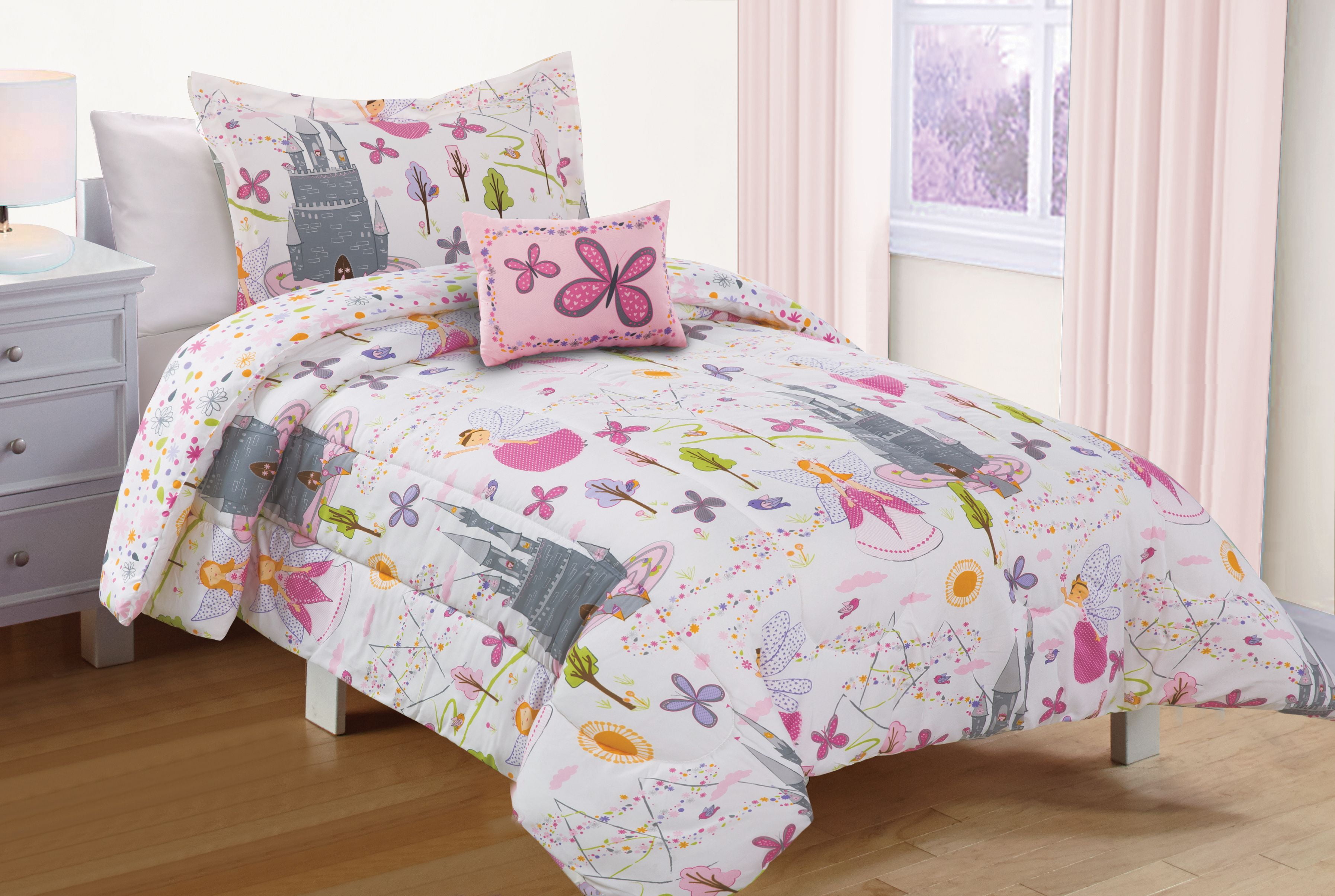 better homes gardens kids twin size fairy princess comforter set cheap twin size comforter sets