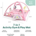 thumbnail image 4 of The Peanutshell Rainbow Paradise Activity Gym and Baby Play Mat, Baby Gym Activity Center, 7-Piece Count, 4 of 7