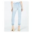 thumbnail image 2 of REWASH Womens Light Blue Heather Straight leg Jeans Juniors 5R\W27, 2 of 4