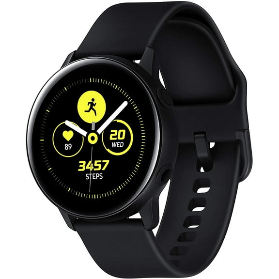 Restored Samsung Galaxy Watch Active GPS & Bluetooth 40mm Black (Refurbished)