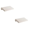 thumbnail image 4 of 2 almohadas para cabecera de cama, soporte para la espalda para cabecera de madera maciza, almohada de respaldo suave, cojín de cabecera para Beige, 4 of 8