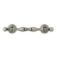 thumbnail image 2 of richelieu hardware - bp60111142 - traditional metal pull - 6011-4 in - pewter finish, 2 of 3