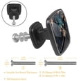 thumbnail image 3 of 4 Pcs Cabinet Handle Drawer Pulls Wolf Knobs with Screws Square Furniture Office Cabinet Knob Decoration, 3 of 7