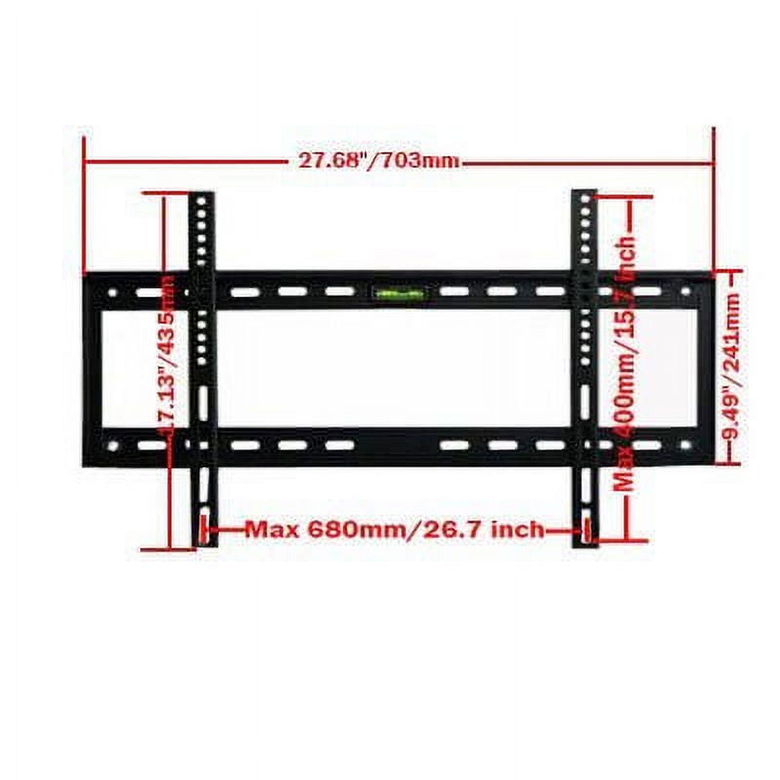 VideoSecu Heavy Duty TV Wall Mount for Sony 40 43 48 49 50 55 60 65 75 Inch XBR-49X800E XBR-55A1E XBR-55X930D XBR-55X930E XBR-65A1E XBR-65X850E LED LCD Plasma Flat Panel Screen HDTV Display MN7 - image 3 of 3