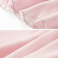 thumbnail image 4 of Stelle Girls' Ballet Skirt Chiffon Wrap Dance Skirt,Elastic Waisted Sheer Dance Skate Over Scarf for Leotards Pull-on Half Dress,Pink,10-12 Years, 4 of 5