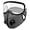 Grey, variant on Reusable Carbon Filter Dust Mask with Adjustable Goggles, Anti-Uv-6-Layer Filte, Built for Woodworking