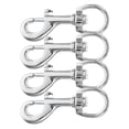 thumbnail image 4 of Swivel Snap Hooks Zinc Alloy 4Pcs Silver For Dog Leash Indoor Use, 4 of 9