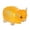 Orange, variant on Glitter Stress Relief Hippo Squeeze, Cute Malt Sugar Filled Hippo Squeeze Sensory Fidget, for Adults Anxiety Relief Birthday Party Favors Gift Sugar Ball (Blue)