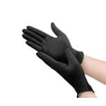 thumbnail image 3 of Nitrile Disposable Gloves, Powder-Free, Latex-Free, Black, Small, 100 Count, 3 of 5