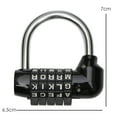 thumbnail image 3 of Cadenas à Combinaison 5 Lettres TRIXES Noir, 3 of 4