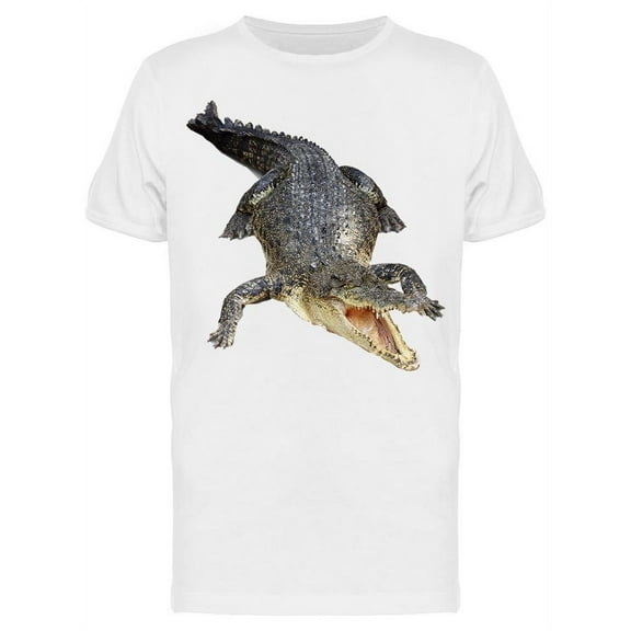Crocodile With Open Mouth T-Shirt Men -Image by Shutterstock, Male XX-Large