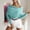 Light Blue, variant on Amidoa Long Sleeve Womens Sweaters Brown Wrap Off the Shoulder V-Neck Knit Cheeky Sweaters Womens Sweaters Free Size