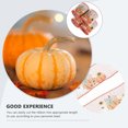 thumbnail image 2 of 4 Rolls Thanksgiving Wired Ribbons Fall Theme Decorative Ribbons DIY Gift Box Ribbons, 2 of 6