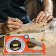 thumbnail image 6 of GBAYXJ Portable Mechanical Inclinometer High Precision Angle Finder With Scale & Vial Slope Measuring Ruler For Construction Industrial And Household Use 15ml Measuring Ruler (Orange), 6 of 9