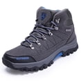 thumbnail image 2 of Tobillo para Hombre Bota Media Otoño Invierno Deporte Al Aire Libre Botas Trekking Cálidas (Gris 43), 2 of 9