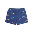 thumbnail image 2 of Toddler Boys Swim Trunks Quick Dry Boys Swim Shorts with Mesh Liner Beach Toddler Boys Bathing Suit Blue Shark 2T, 2 of 9