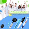 thumbnail image 5 of 72 Pcs Stylo Enrouleur de Badge Rétractable - Ensemble de Stylos avec Mini Enlumineur Marqueur Permanent LED Flashlig, 5 of 5