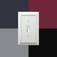 thumbnail image 4 of Amerelle 4040RRDW Moderne Wallplate 2 Rocker Wood Distressed White1-Pack, 4 of 7