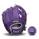 thumbnail image 1 of Franklin Sports - Guantes de béisbol unisex para adolescentes y niños Franklin Sports Meshtek para niños, juego de pelotas para niños y niñas, Teeball morado/cromo 9,5 US, 1 of 8