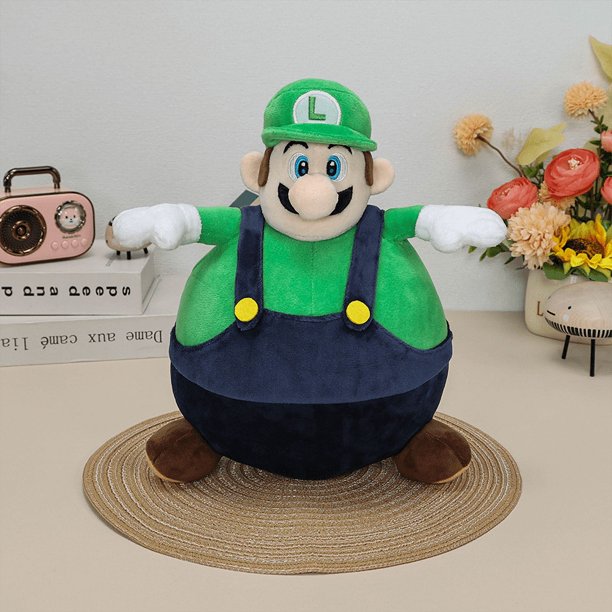 Peluche de 11 pulgadas de Super Mario Bros. Wonder Balloon Mario y Luigi, personaje del juego de dibujos animados Odyssey de 3D Worlds