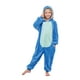 thumbnail image 4 of Pijama de peluche para niños, disfraz de animal para Halloween, 6 años, azul, 4 of 4