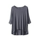 thumbnail image 2 of Fiudx Ofertas Flash Artículos En Oferta Blusa de Mujer Lisa Casual Moda Cuello Redondo Regular Sin Mangas Ropa de Dormir Tops, 2 of 3