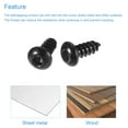 thumbnail image 4 of Uxcell Hex Socket Self Tapping Screws, M3 x 8mm Carbon Steel Wood Screw 400 Pack, 4 of 4