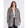 thumbnail image 2 of Joyspun Women’s Plush Sleep Cardigan, Size XS-3XL, 2 of 6