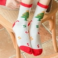 thumbnail image 5 of Kmdttou Christmas Men's And Women's Fall/Winter New Adult Medium Socks Casual Soft Lightweight Quarter Socks, 5 of 8