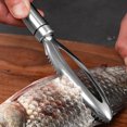 thumbnail image 3 of 1/2Pcs Fish Scale Scraper Tool Stainless Steel Fish Cleaning Kit with Comfortable Non-Slip Handle Fish Descaler Sawtooth Remover for Home Kitchen, 3 of 7