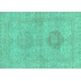 thumbnail image 1 of Ahgly Company Indoor Rectangle Abstract Turquoise Blue Modern Area Rugs, 5' x 7', 1 of 4