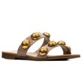 thumbnail image 3 of Sandalias Via Bella para Mujer 4015 beige 25.5, 3 of 6