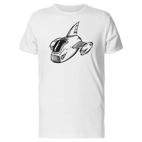 Grunge Rocket Doodle Tee Men's -Image by Shutterstock