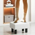 thumbnail image 4 of Costway Tabouret Moderne avec Rangement avec Espace de Rangement Caché Ottoman en Cuir PU, 4 of 10
