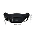 thumbnail image 3 of XYRSRUW Men's Multifunctional Waist Bag, Waterproof Crossbody Phone Bag with Belt, Wearable Work Satchel, Secure Travel Pouch, 3 of 6