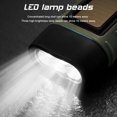 thumbnail image 4 of thinsony Portable Solar Powered Flashlight Hiking Mountaineering Trekking Hunting Emergency Light Plastic LED Torch Rechargeable Lamp Green, 4 of 6