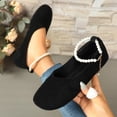 thumbnail image 2 of Lenago Ballet Flats for Women Wide Width Round Toe Walking Shoes Casual Womens Dress Shoes Office Shopping Party Travel Black Size-7, 2 of 10