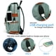 thumbnail image 5 of Mancio Mochila delgada para portátil con puerto de carga USB, bolsa de negocios clásica resistente a desgarros para viajes, universidad, escuela, mochila casual para hombre, mujer, 5 of 5