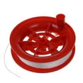 CHEEPUM Cool Beach Stuff for Kids 30M String Line Red Wheel Kite Reel Power Kites for Adults