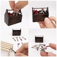 thumbnail image 4 of KAKOWELY 1 Set Mini House Tools and Tool Box Mini Repaired Tools Mini Outdoor Tools,1.81"X0.94"X1.57", 4 of 5