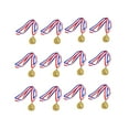 thumbnail image 3 of Medallas De Premio Redondas De Recuerdo, Medalla De Fútbol Para Torneo Deportivo, 12 Uds., 3 of 8