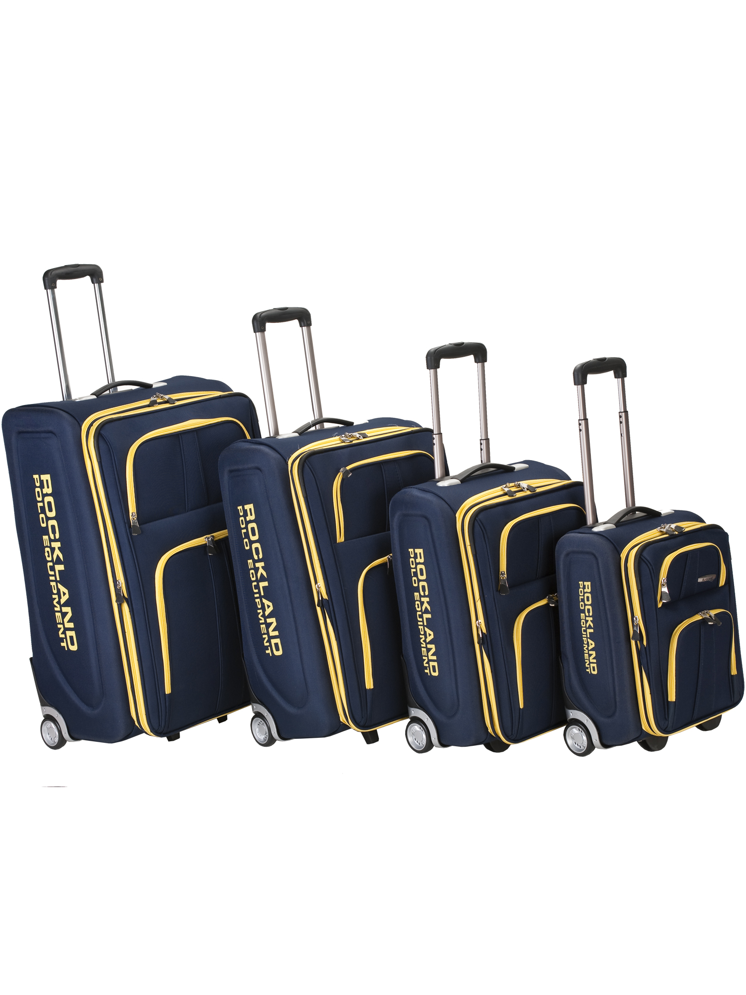 Rockland Varsity 4-Piece Softside Expandable Luggage Set
