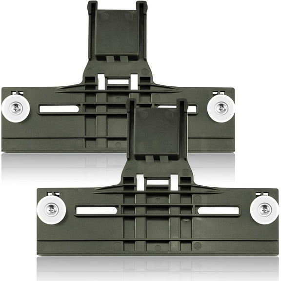 Upgraded W10350375 Dishwasher Top Rack Adjuster Replacement for kenmore Whirlpool Dishwasher Parts WDT970SAHZ0 WDT730PAHZ0 WDTA50SAHZ0 Compared to Part # W10712395 AP5957560 3516330, 2 Pack