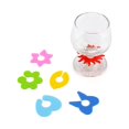 thumbnail image 4 of 6pcs Silicone Wine Glass Marker Creative Colorful Petals Design Sticker Sucker Mark Glass Identification Perfect for Parties (Random Color), 4 of 5