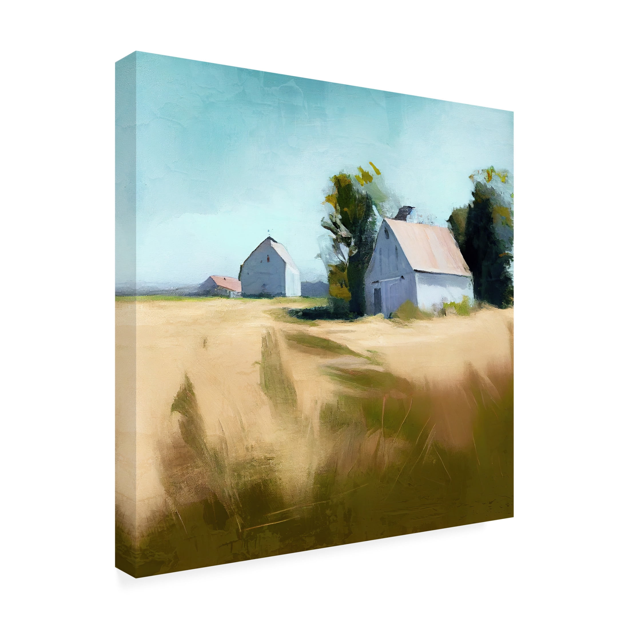 Canvas Wall Art - Sasha 'East Texas' Wall Art for Living Room, Bedroom, or Office Décor by Trademark Fine Art - 35 x 35 Inches