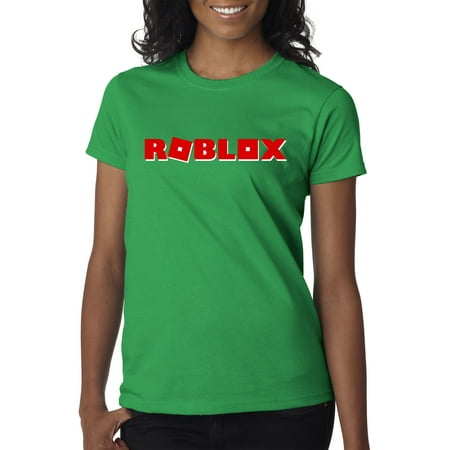New Way New Way 922 Women S T Shirt Roblox Logo Game Filled Xs - new way new way 922 women s t shirt roblox logo game filled xs kelly green walmart com