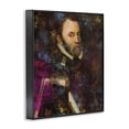 thumbnail image 2 of Stupell Industries Glam Dappled Royalty Portrait Black Framed Giclee Art, 11 x 14, by Sarah Adams, 2 of 8