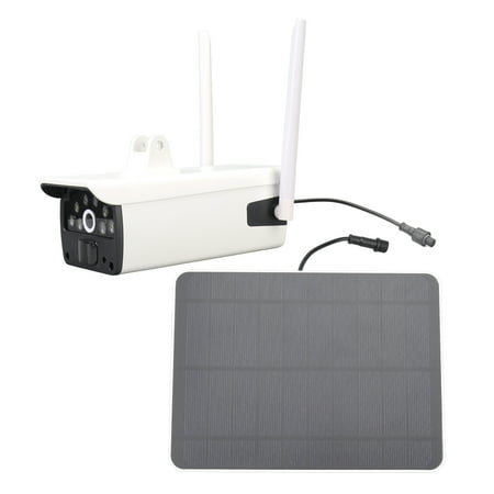 

Solar Security Camera Easy To Install 2 Way Audio Solar Powered Camera ABS For School For Office