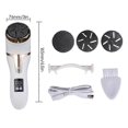 thumbnail image 5 of Electric Callus Remover with Digital Display & Vacuum Suction, Rechargeable Foot Scrubber for Home Spa & Travel White/, 5 of 5