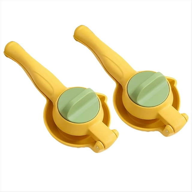Exprimidor Manual Portátil - Multifuncional para Limón, Naranja y Cítricos, Exprimidor Doméstico, Utensilio de Cocina Amarillo